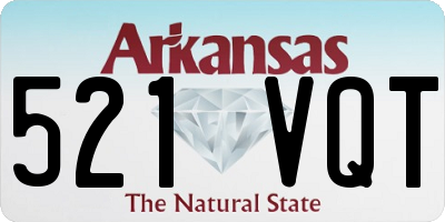 AR license plate 521VQT