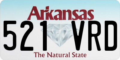 AR license plate 521VRD