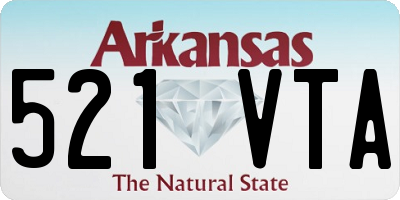 AR license plate 521VTA