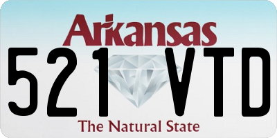 AR license plate 521VTD