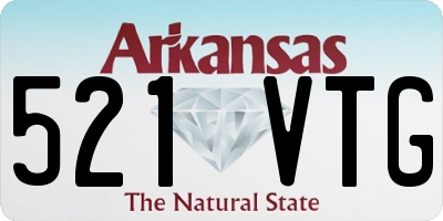 AR license plate 521VTG