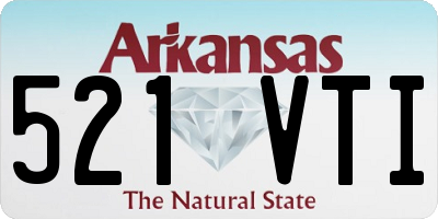 AR license plate 521VTI