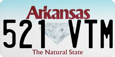 AR license plate 521VTM