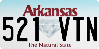 AR license plate 521VTN