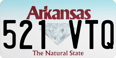 AR license plate 521VTQ