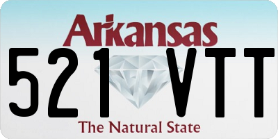 AR license plate 521VTT