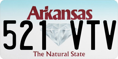 AR license plate 521VTV