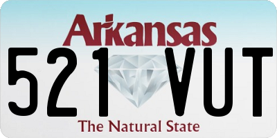 AR license plate 521VUT