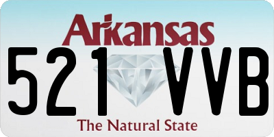 AR license plate 521VVB