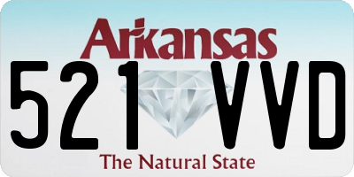 AR license plate 521VVD