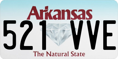 AR license plate 521VVE