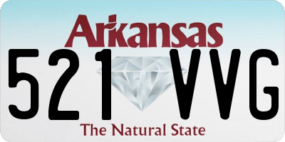AR license plate 521VVG