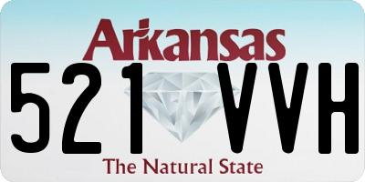 AR license plate 521VVH