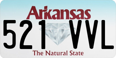 AR license plate 521VVL