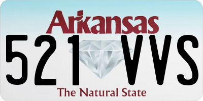 AR license plate 521VVS