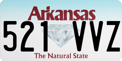 AR license plate 521VVZ