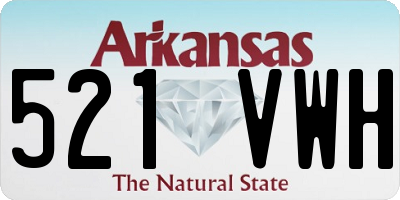 AR license plate 521VWH