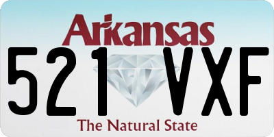 AR license plate 521VXF