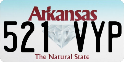 AR license plate 521VYP