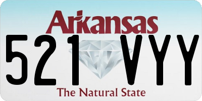 AR license plate 521VYY