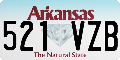 AR license plate 521VZB
