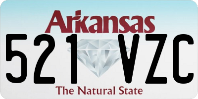 AR license plate 521VZC