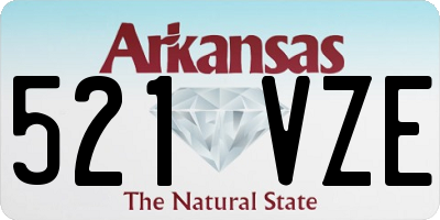 AR license plate 521VZE