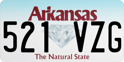 AR license plate 521VZG
