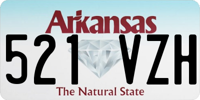 AR license plate 521VZH