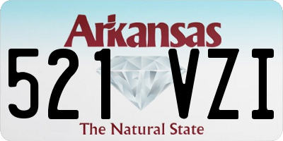 AR license plate 521VZI