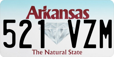 AR license plate 521VZM