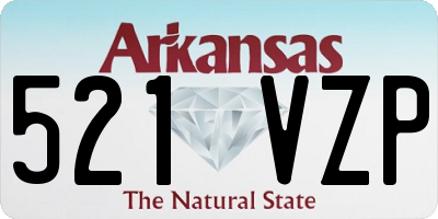 AR license plate 521VZP