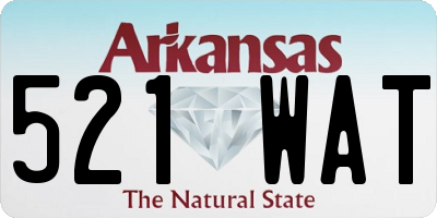 AR license plate 521WAT