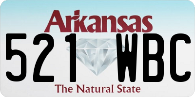 AR license plate 521WBC