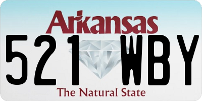 AR license plate 521WBY