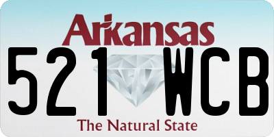 AR license plate 521WCB