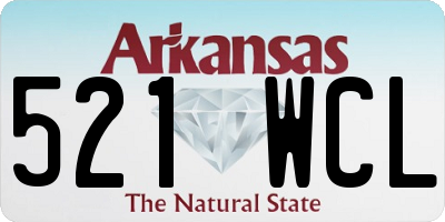 AR license plate 521WCL