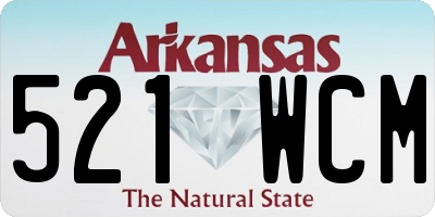 AR license plate 521WCM