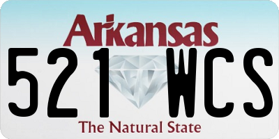 AR license plate 521WCS