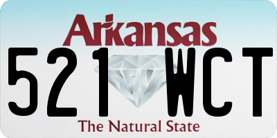 AR license plate 521WCT