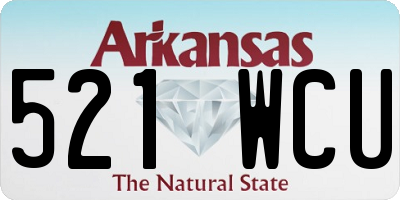 AR license plate 521WCU