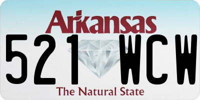 AR license plate 521WCW