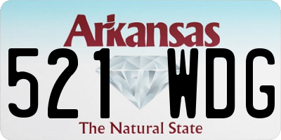 AR license plate 521WDG