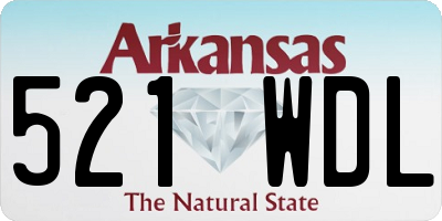 AR license plate 521WDL