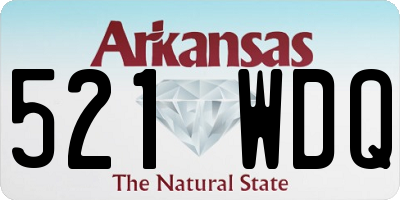 AR license plate 521WDQ