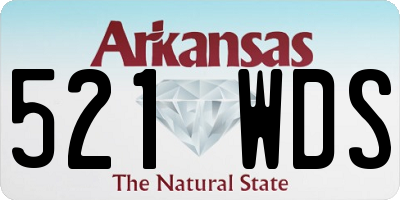 AR license plate 521WDS