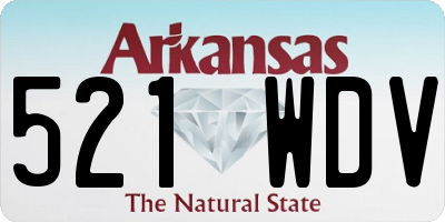 AR license plate 521WDV