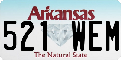 AR license plate 521WEM