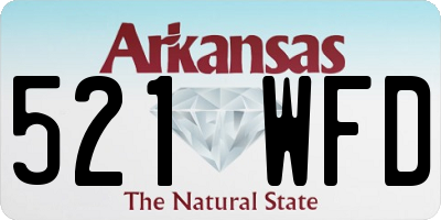 AR license plate 521WFD