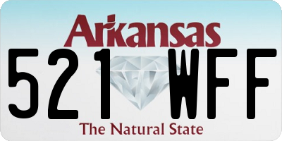 AR license plate 521WFF